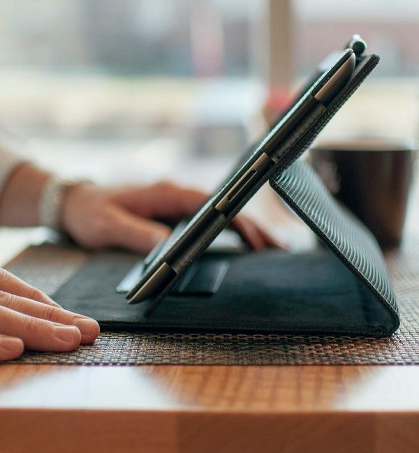 Use a tablet case