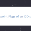 Checkpoint Flags of an ICO scams