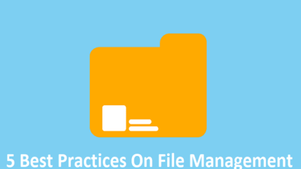 5 Best Practices On File Management