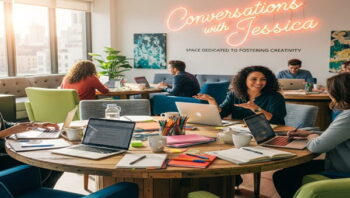 Space Dedicated to Fostering Creativity ConversationswithJessica