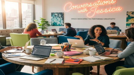 Space Dedicated to Fostering Creativity ConversationswithJessica