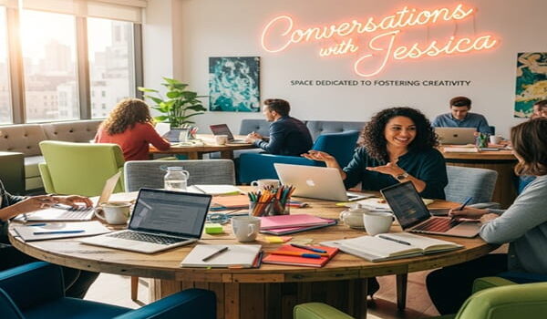 Space Dedicated to Fostering Creativity ConversationswithJessica