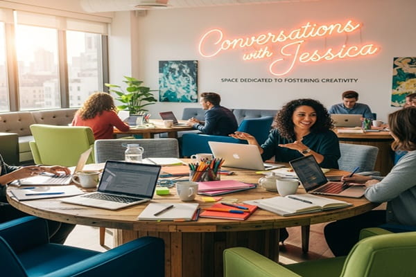 Space Dedicated to Fostering Creativity ConversationswithJessica
